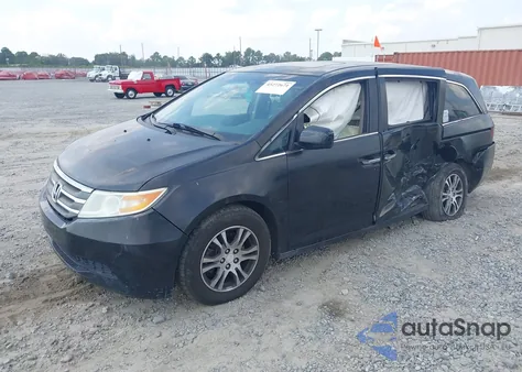 2011 Honda Odyssey Ex-L из США, поврежденный, VIN 5FNRL5H68BB004967